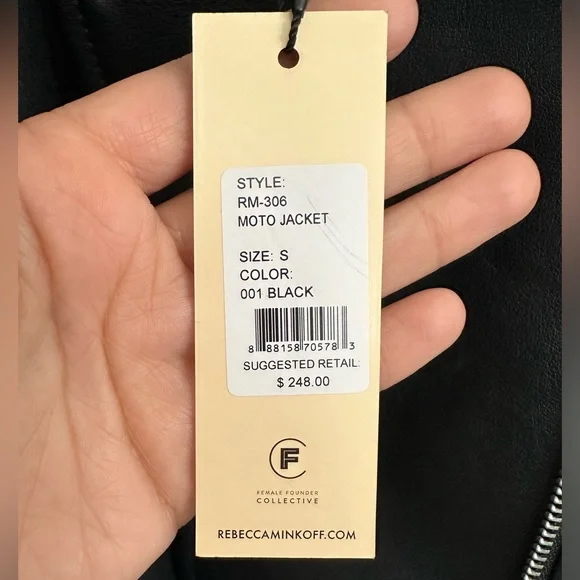 Rebecca Minkoff Faux leather Moto Jacket - Picture 8 of 9